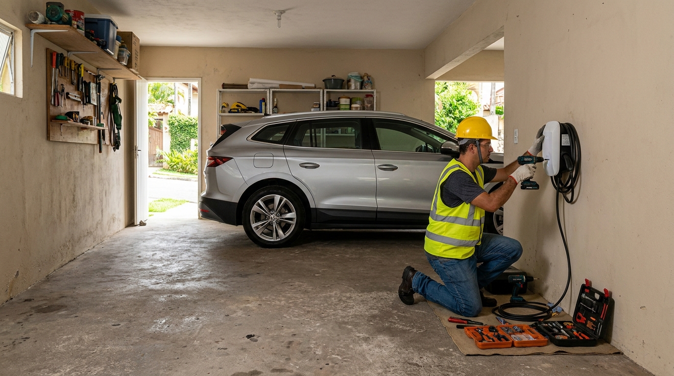 Instalação em garagem ou condomínio em Vitória da Conquista‑BA