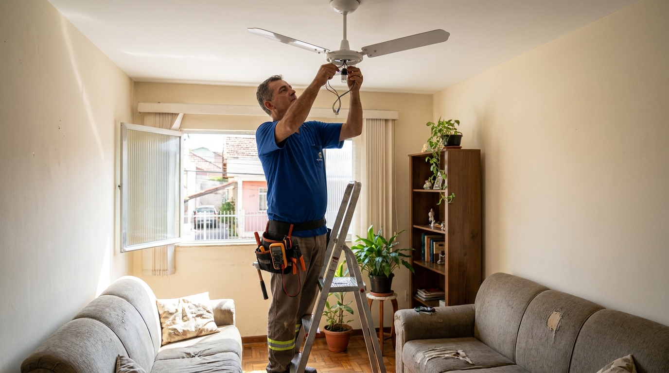 Montagem de Ventilador em Vitória da Conquista‑BA